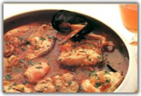 pasta and fish soup