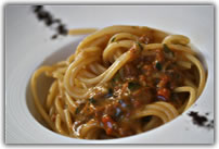 spaghetti with sea urchins